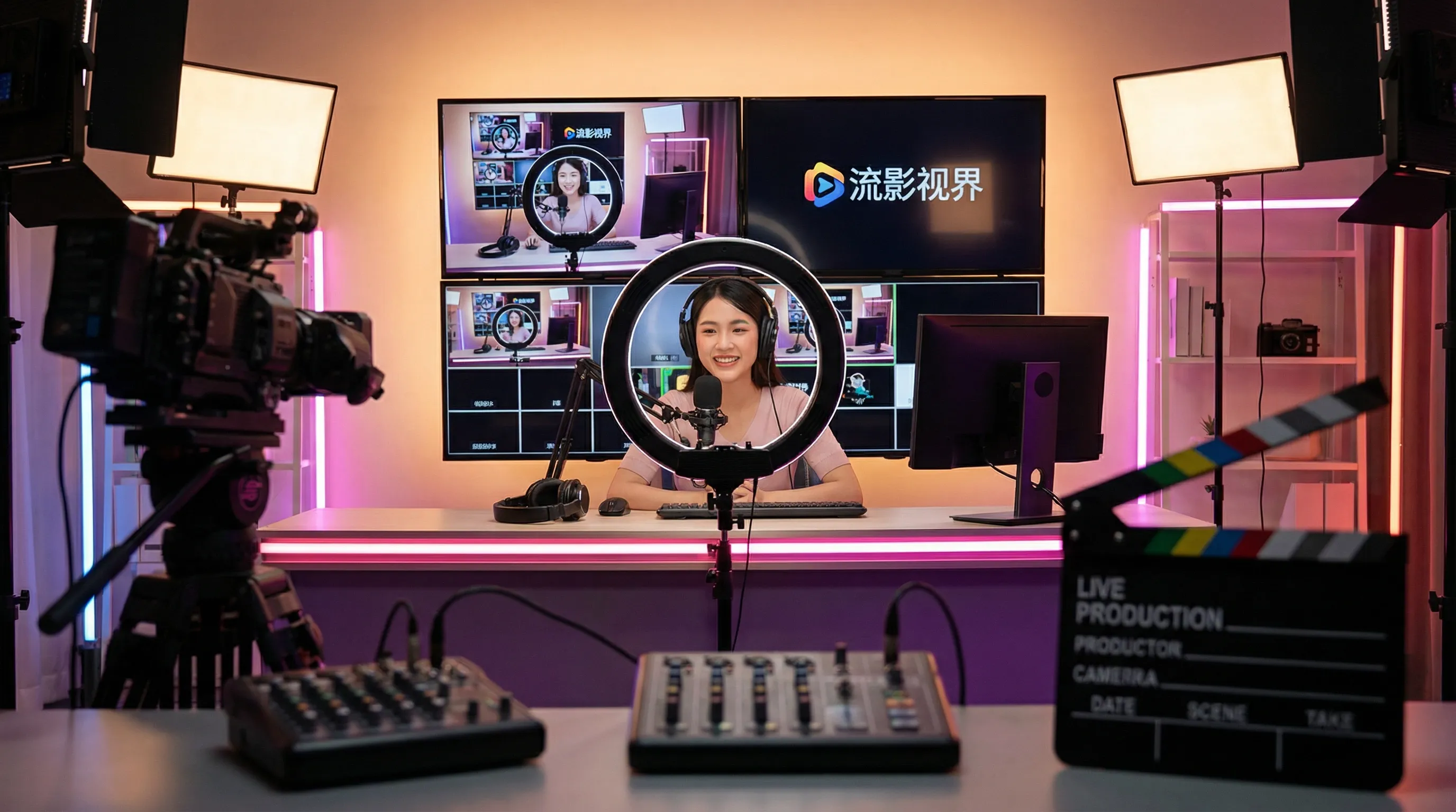 丝瓜视频影视传媒平台宣传横幅